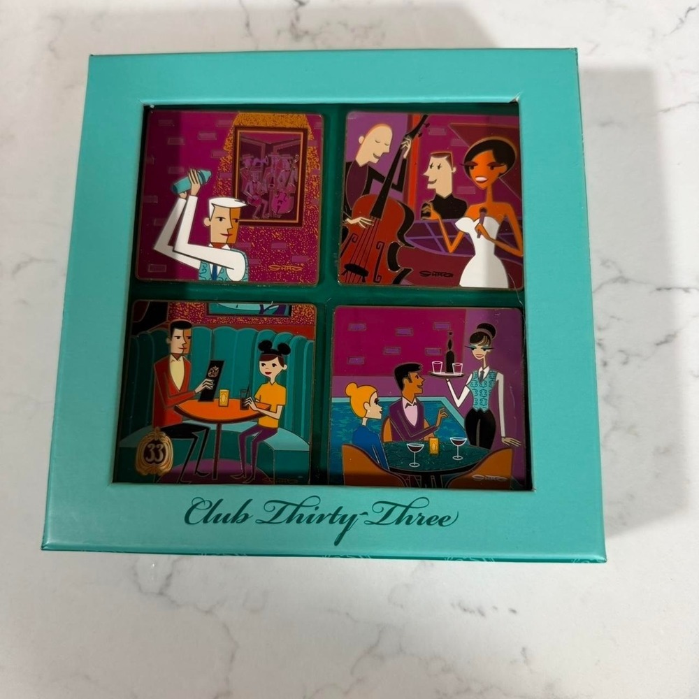 Disney Club 33 SHAG Pin Set Limited Edition 300 Disneyland Pin Collection